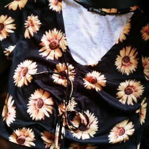 Sunflower Crop Top